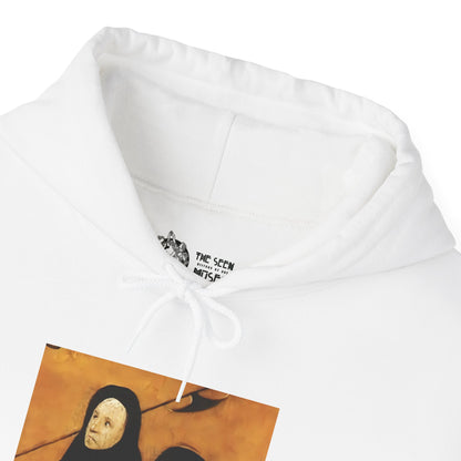 Hooded Sweatshirt -  Hell (Fragment of Last Judgment) by Hieronymus Bosch (Front)