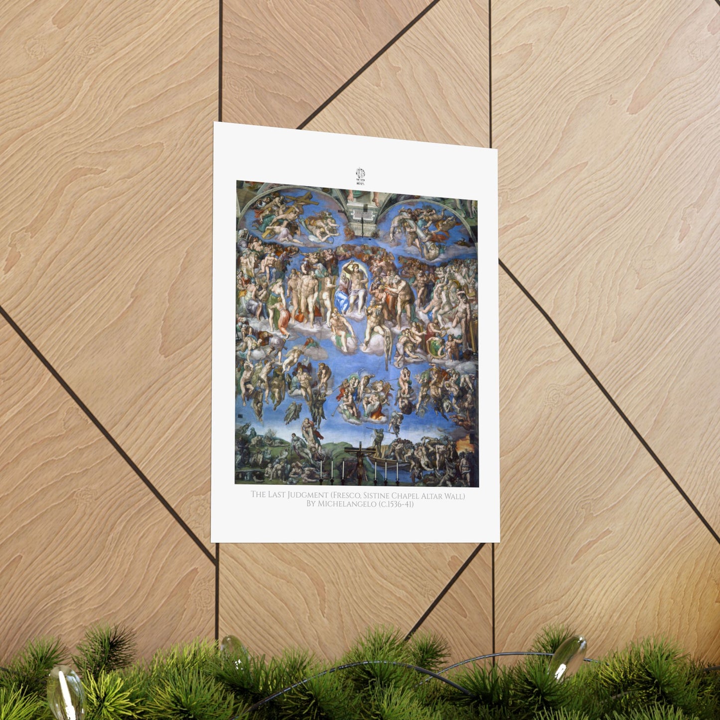 The Last Judgment (Fresco, Sistine Chapel Altar Wall) by Michelangelo (c.1536-41)
