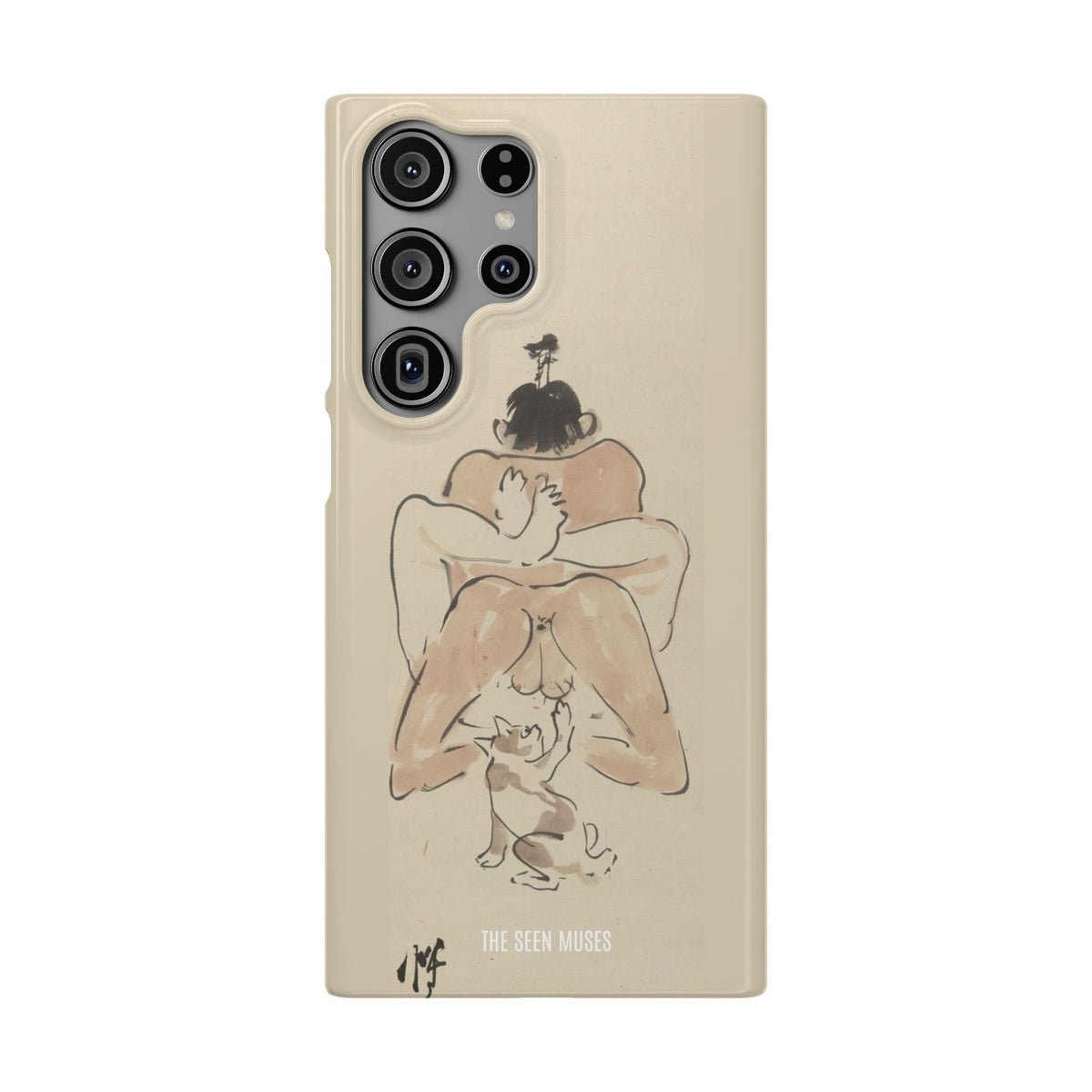 Detail from Three comic shunga scrolls by Kawanabe Kyōsai. Circa 1871–1889