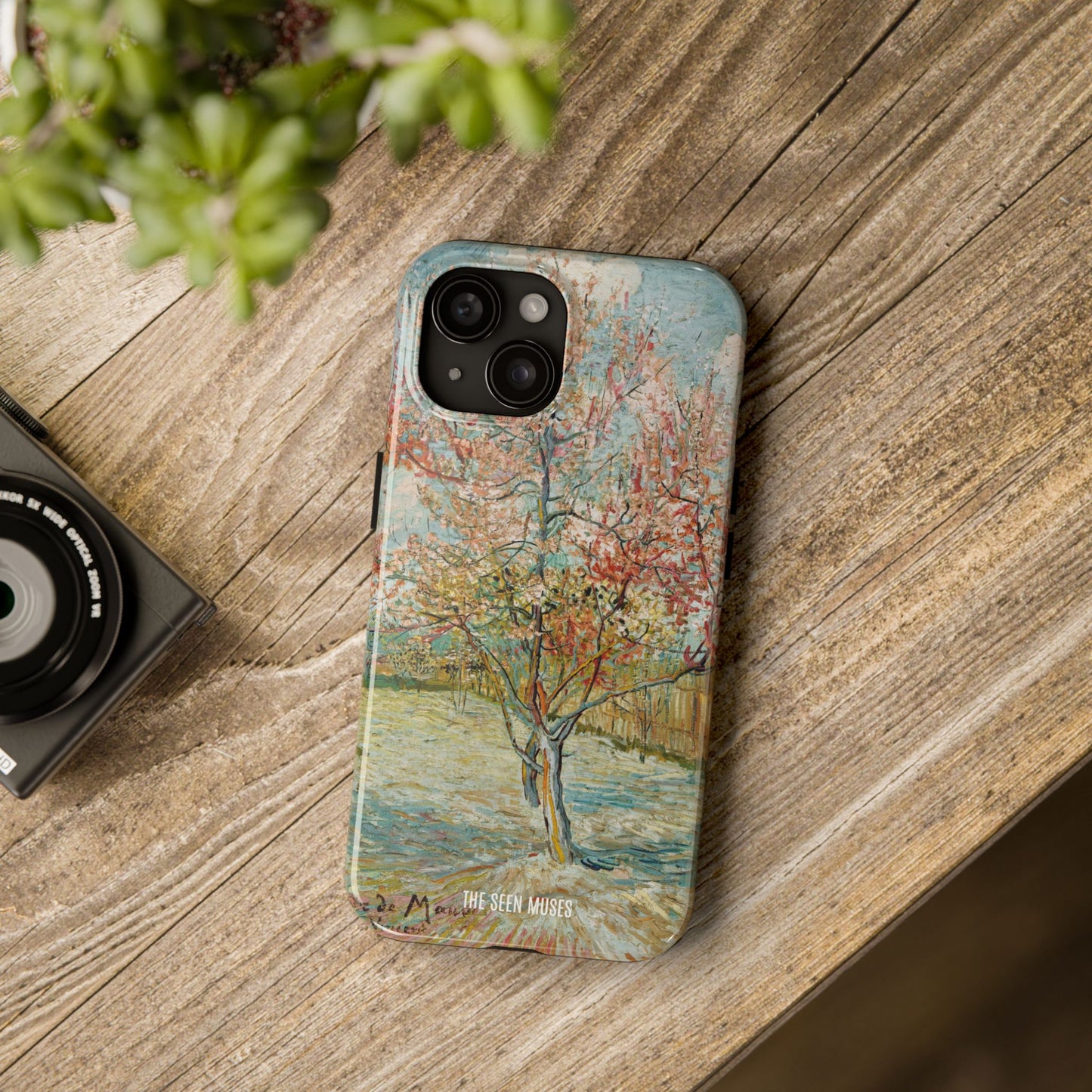 Pink Peach Trees by Vincent Van Gogh