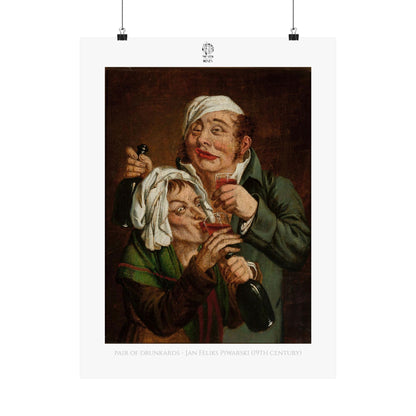 Pair of Drunkards - Jan Feliks Piwarski (19th century)