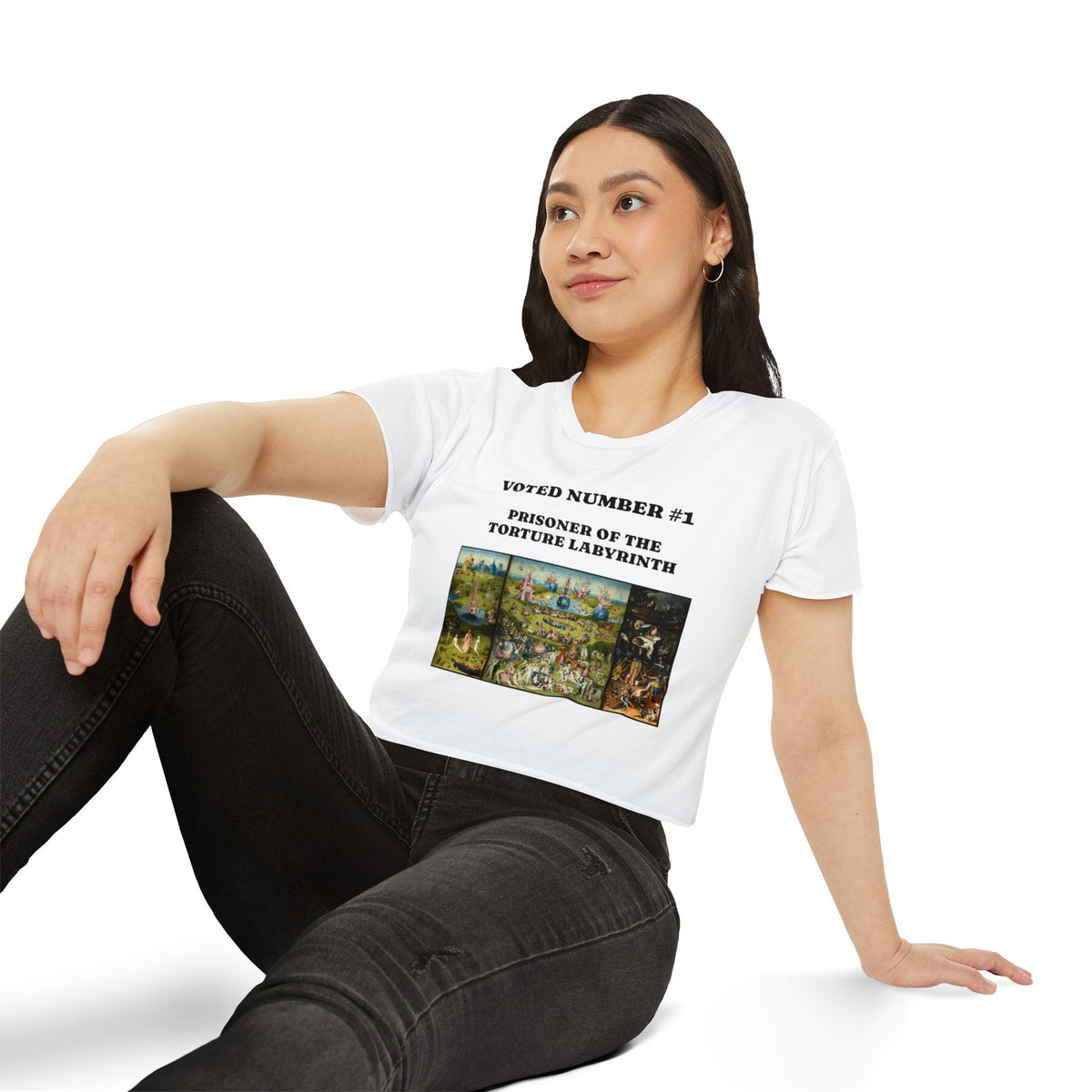 Garden of Earthly Delights by Hieronymus Bosch Crop Top