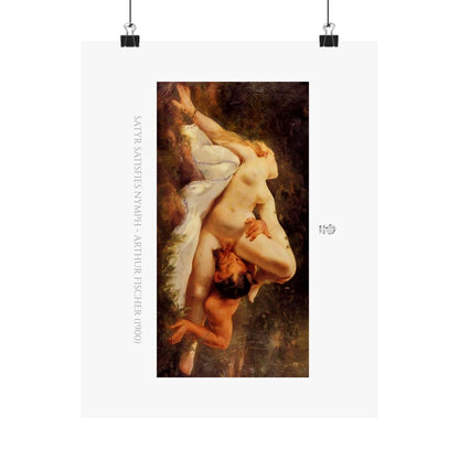 Satyr satisfies Nymph - Arthur Fischer (1900)