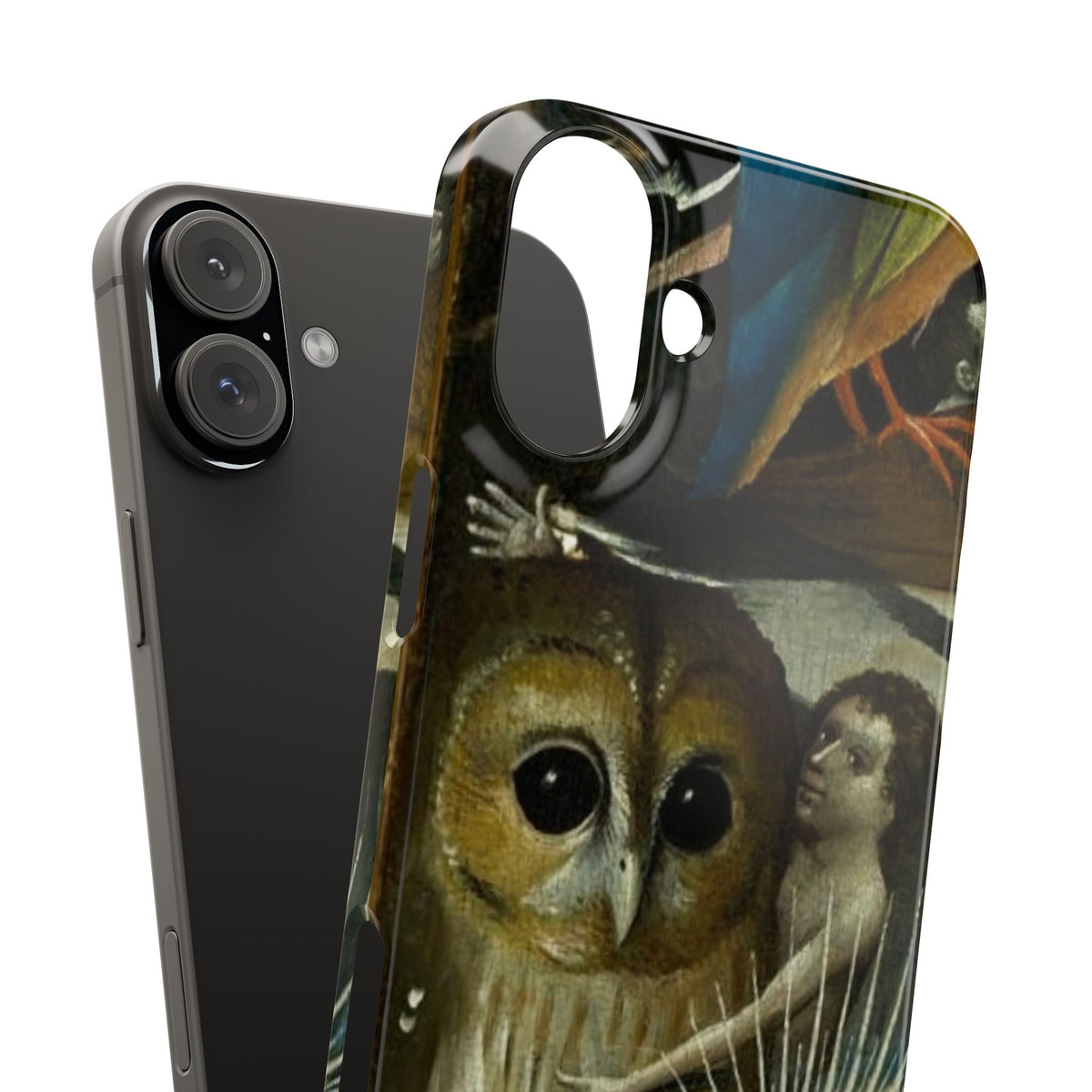 Owl detail by Hieronymus Bosch
