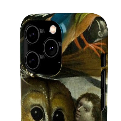 Owl detail by Hieronymus Bosch