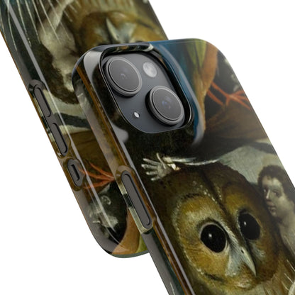 Owl detail by Hieronymus Bosch