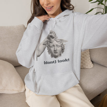 Hooded Sweatshirt - Perseus Triumphant by Domenico Marchetti  (Front+Back)