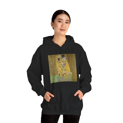 Hooded Sweatshirt - The Kiss by Gustav Klimt