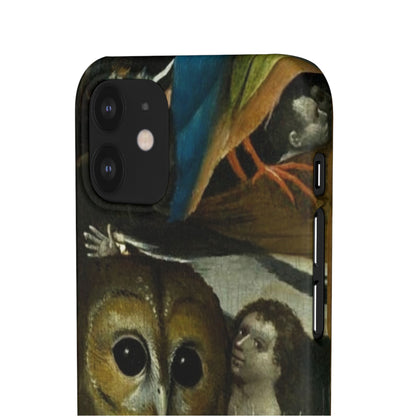 Owl detail by Hieronymus Bosch