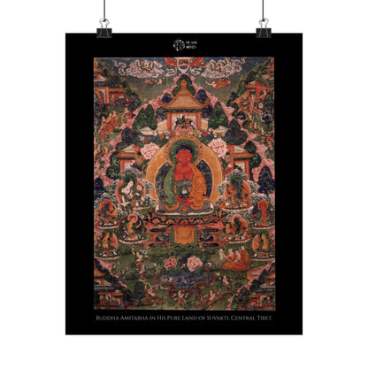 Buddha Amitabha in His Pure Land of Suvakti, Central Tibet.