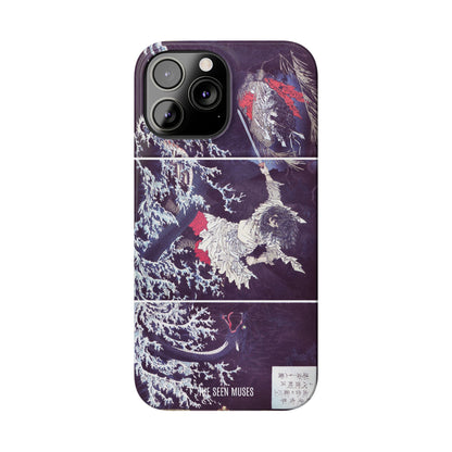 Susanoo no Mikoto Kills the Eight-Headed Serpent at Hinokawa in Izumo Province by Tsukioka Yoshitoshi (1887)