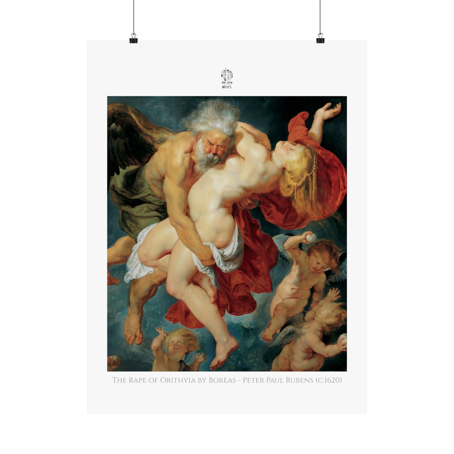 The Abduction of Orithyia by Boreas - Peter Paul Rubens (c.1620)