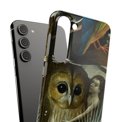 Owl detail by Hieronymus Bosch