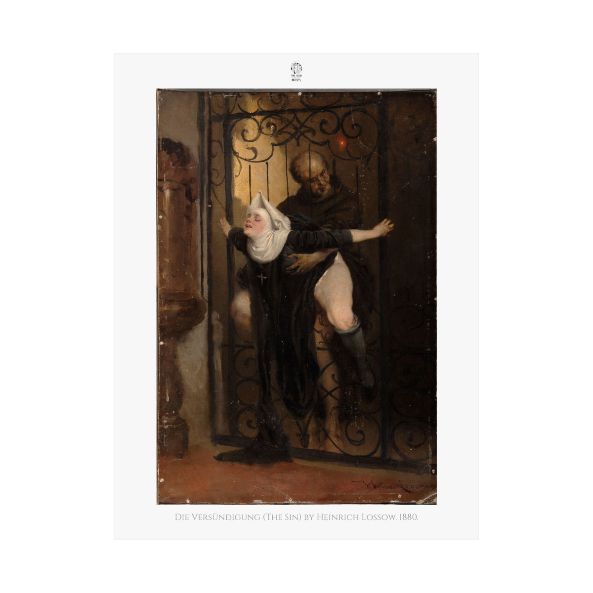 Die Versündigung (The Sin) by Heinrich Lossow. 1880.