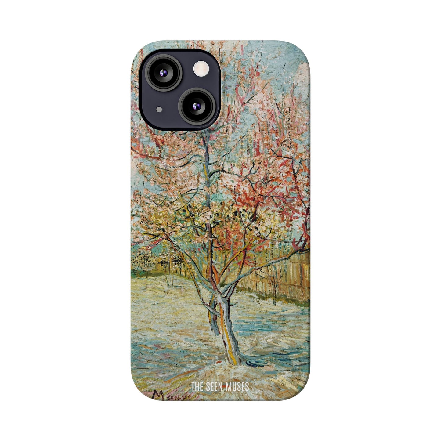 Pink Peach Trees by Vincent Van Gogh