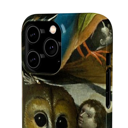 Owl detail by Hieronymus Bosch