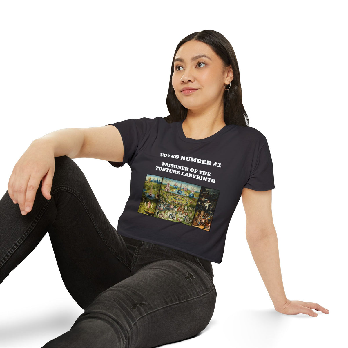 Garden of Earthly Delights by Hieronymus Bosch Crop Top
