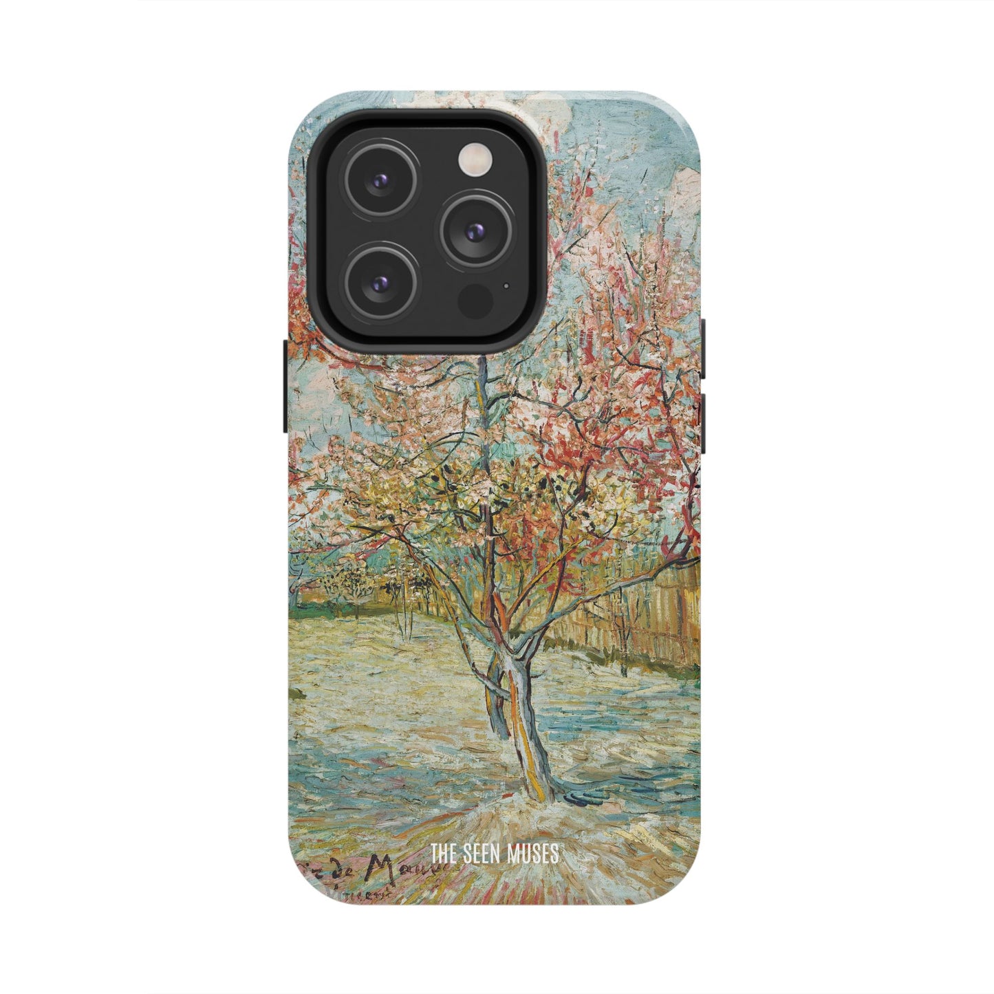 Pink Peach Trees by Vincent Van Gogh