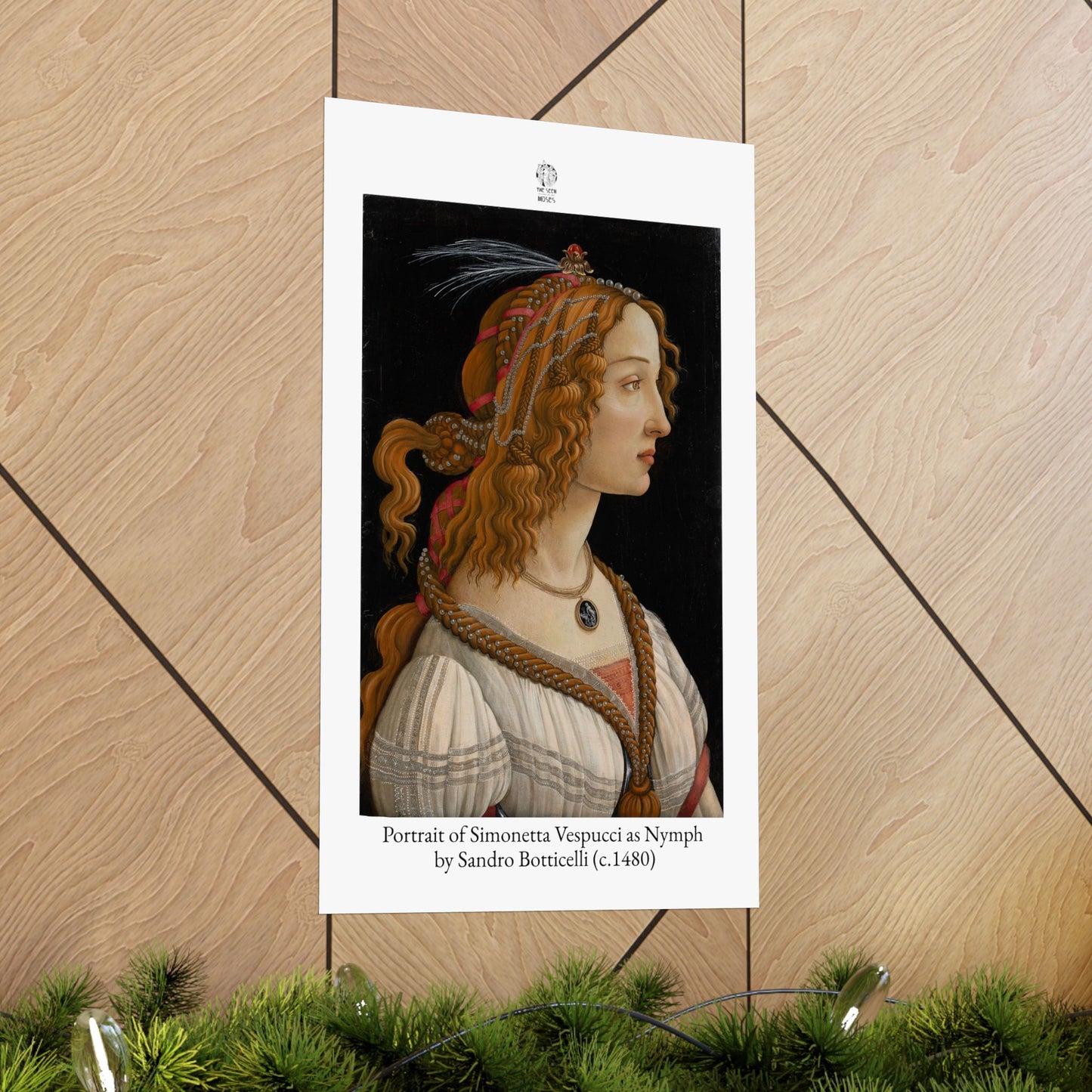 Portrait of Simonetta Vespucci as Nymph by Sandro Botticelli (c.1480)