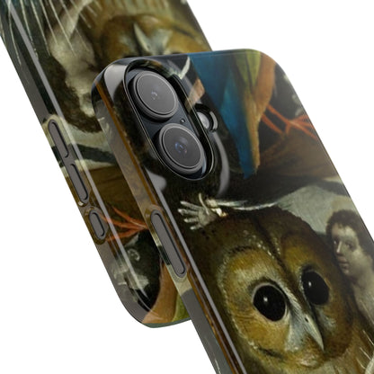 Owl detail by Hieronymus Bosch