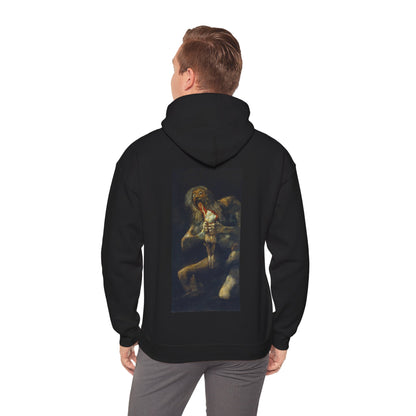 Hooded Sweatshirt - Saturn Devouring His Son by Francisco Goya (1819-23)