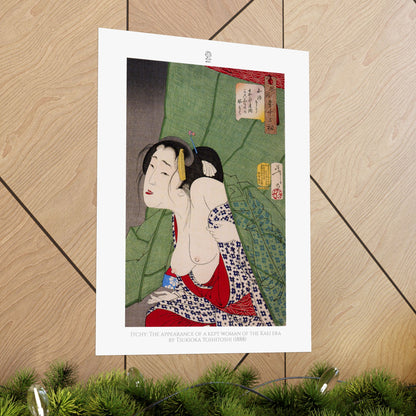 Itchy: The appearance of a kept woman of the Kaei era by Tsukioka Yoshitoshi (1888)