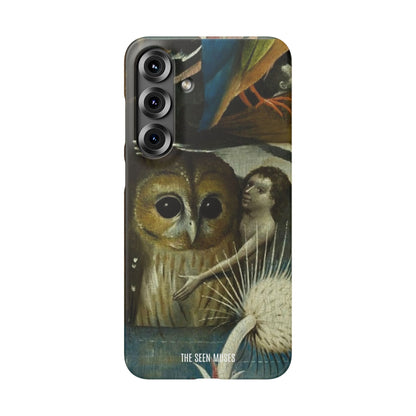 Owl detail by Hieronymus Bosch