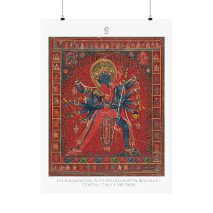 Chakrasamvara with His Consort Vajravarahi. Central Tibet (1450–1500)