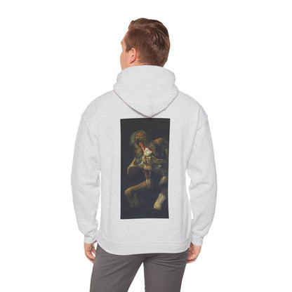 Hooded Sweatshirt - Saturn Devouring His Son by Francisco Goya (1819-23)