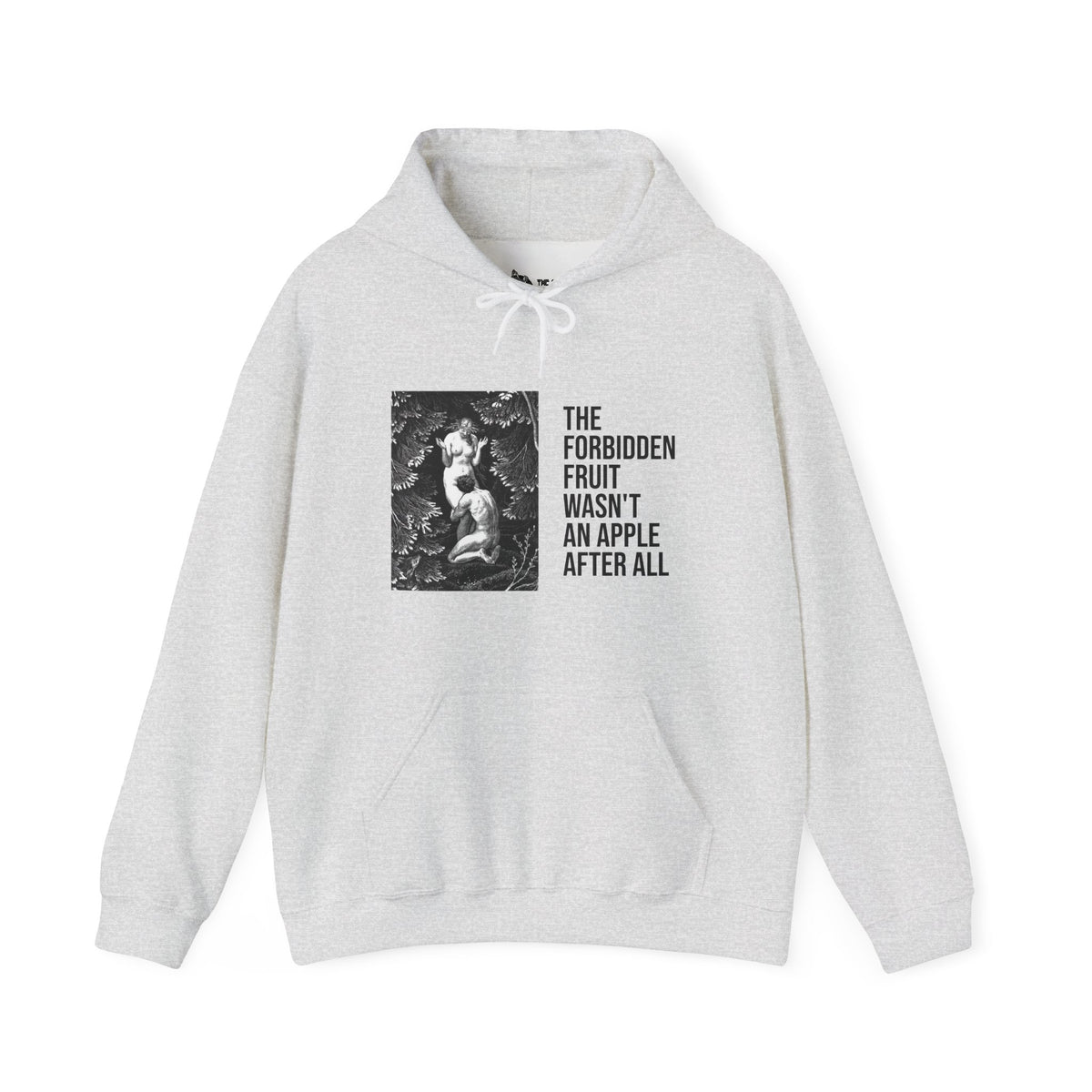 Hooded Sweatshirt- Adam and Eve in Paradise by Max Svabinsky
