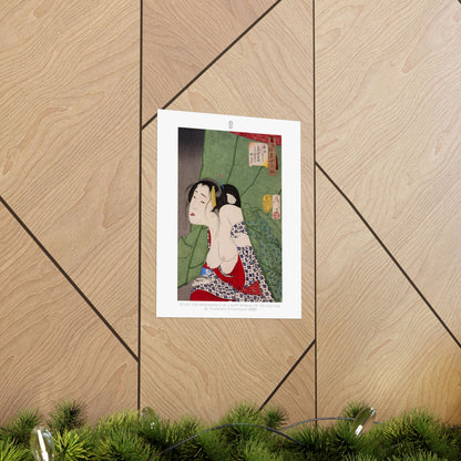 Itchy: The appearance of a kept woman of the Kaei era by Tsukioka Yoshitoshi (1888)