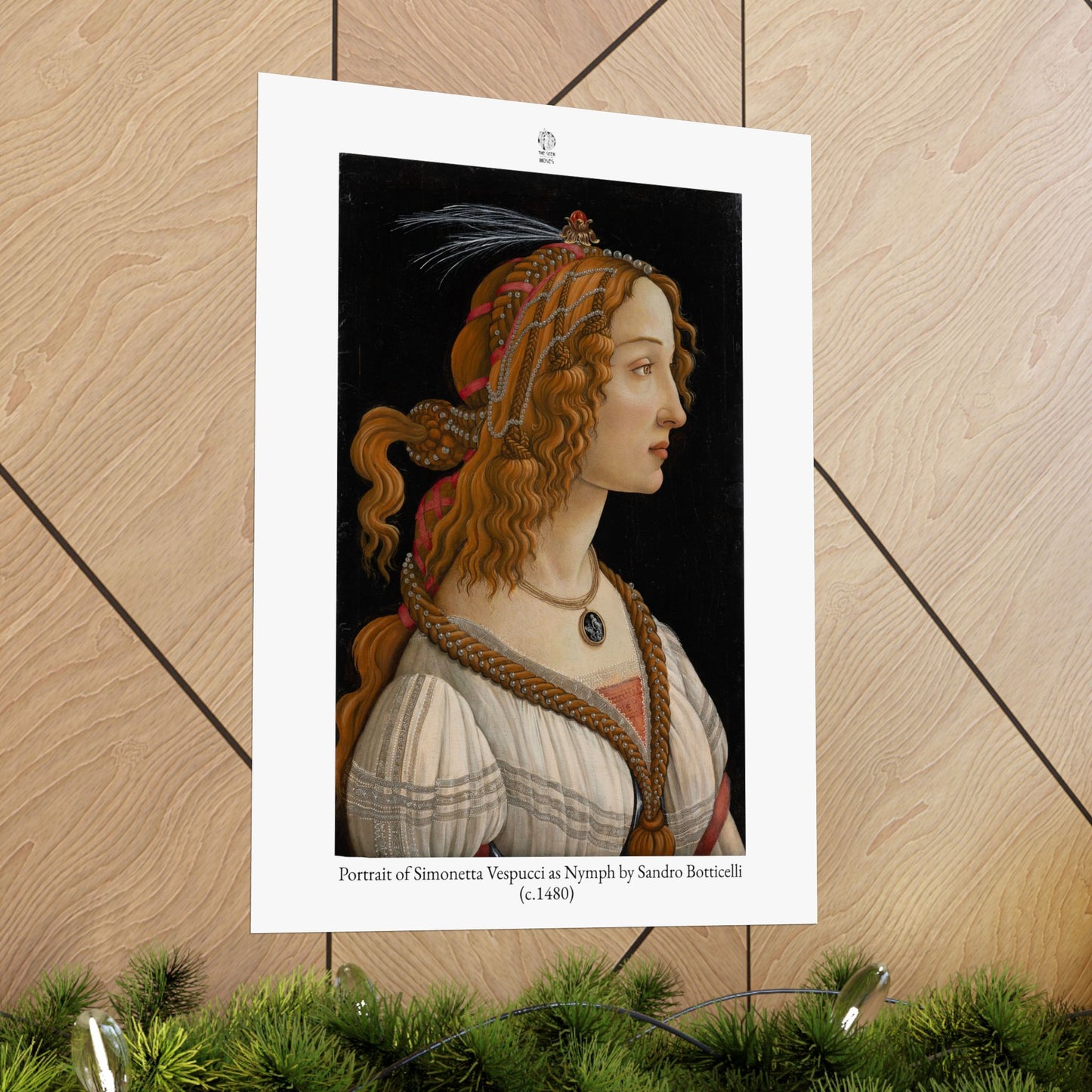 Portrait of Simonetta Vespucci as Nymph by Sandro Botticelli (c.1480)