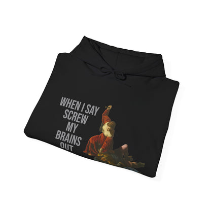 Hooded Sweatshirt- Jael and Sisera by Alessandro Turchi (Front)