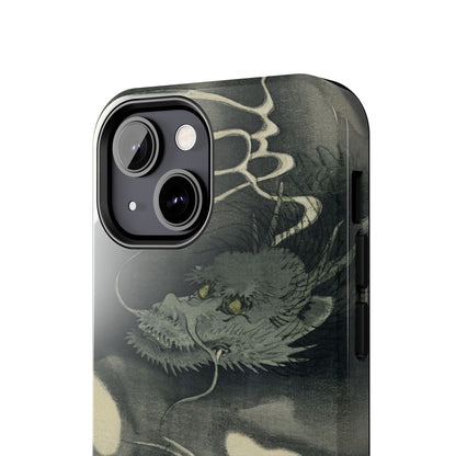 Japanese dragon, Ukiyo-e print (1892)