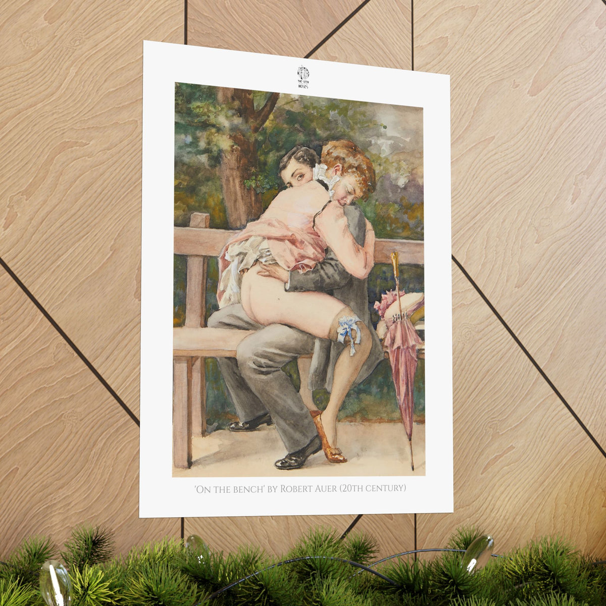 ‘On the bench’ by Robert Auer (20th Century)