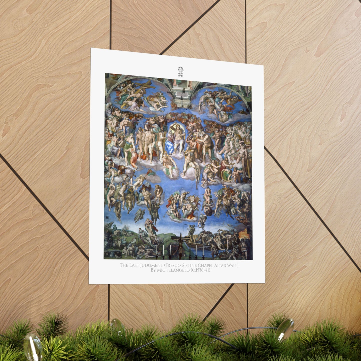 The Last Judgment (Fresco, Sistine Chapel Altar Wall) by Michelangelo (c.1536-41)