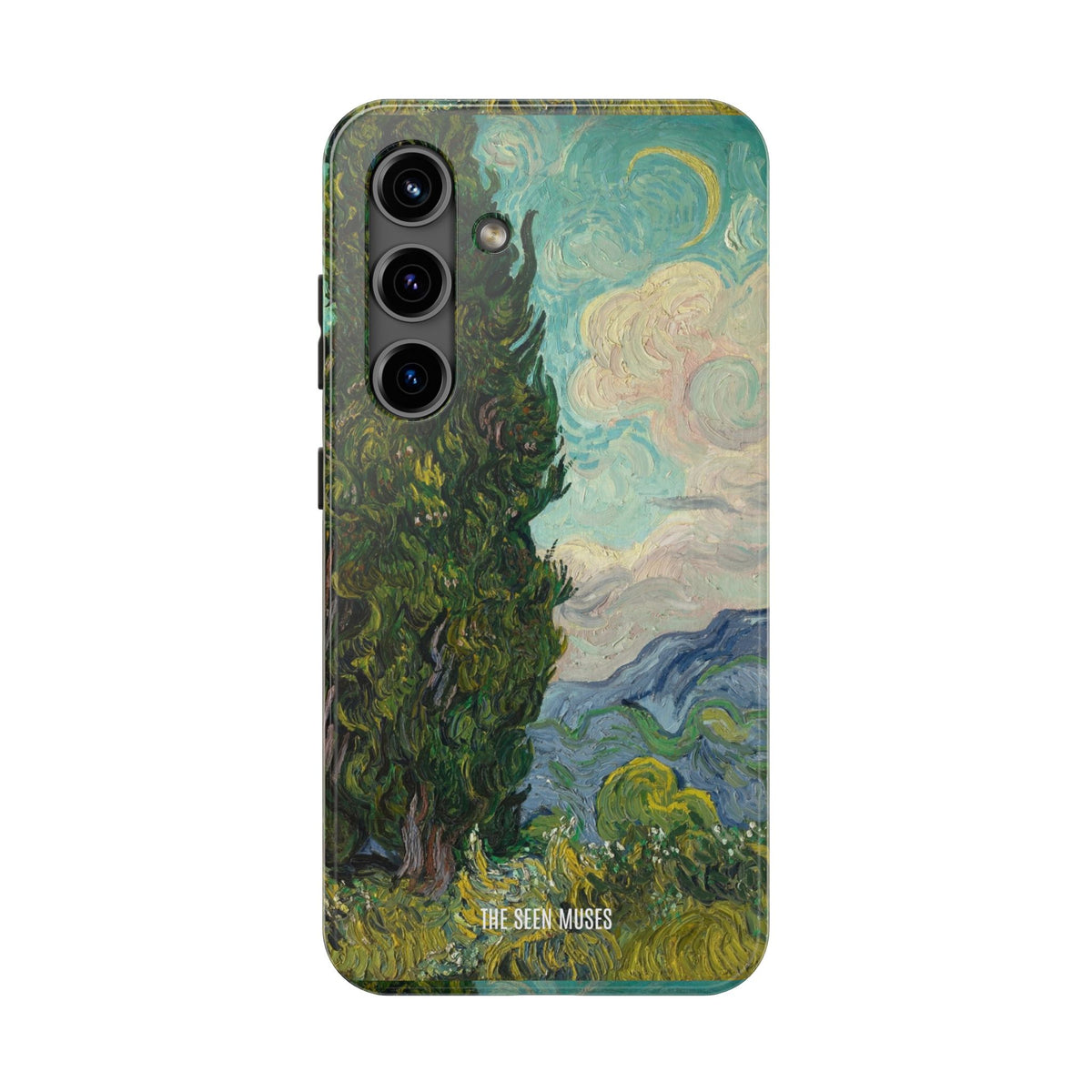 Cypresses by Vincent Van Gogh (1889)