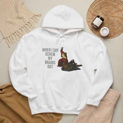 Hooded Sweatshirt- Jael and Sisera by Alessandro Turchi (Front)