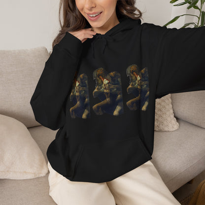 Hooded Sweatshirt - Saturn Devouring His Son by Francisco Goya (1819-23)