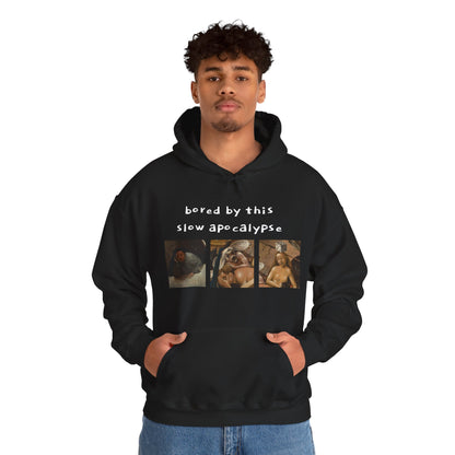 Hooded Sweatshirt- Garden of Earthly Delights (Hell panel) by Hieronymus Bosch (Front+Back)