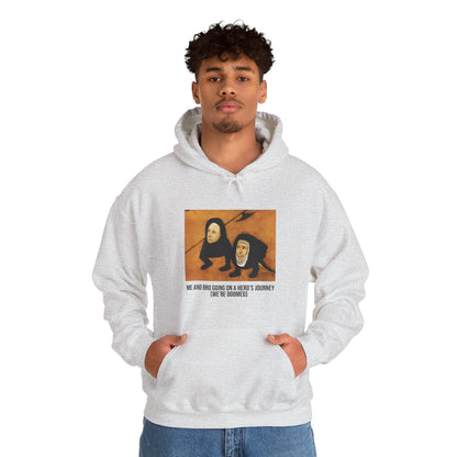 Hooded Sweatshirt -  Hell (Fragment of Last Judgment) by Hieronymus Bosch (Front)