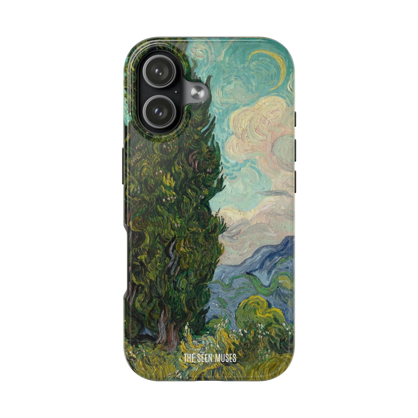 Cypresses by Vincent Van Gogh (1889)
