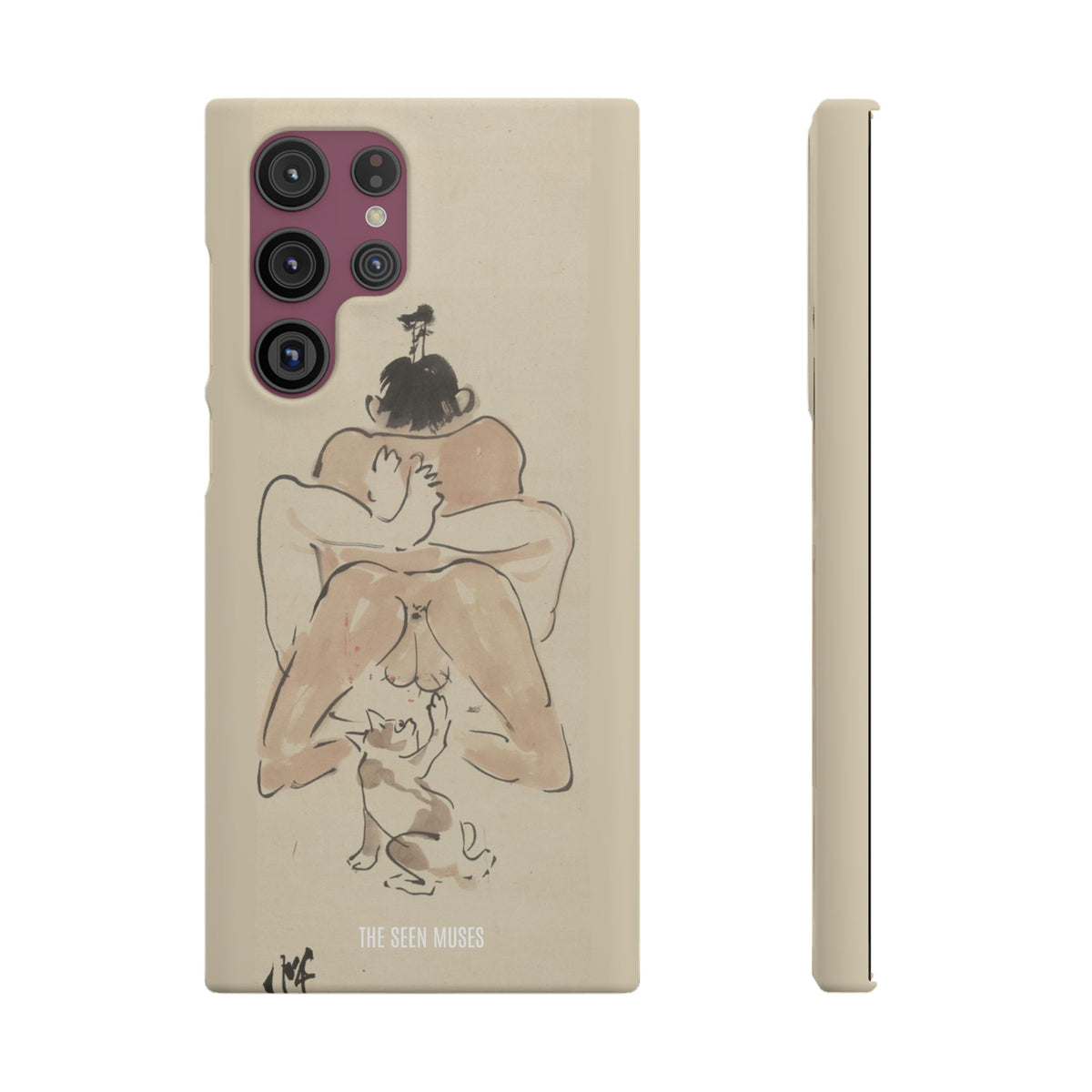 Detail from Three comic shunga scrolls by Kawanabe Kyōsai. Circa 1871–1889