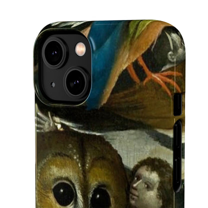 Owl detail by Hieronymus Bosch