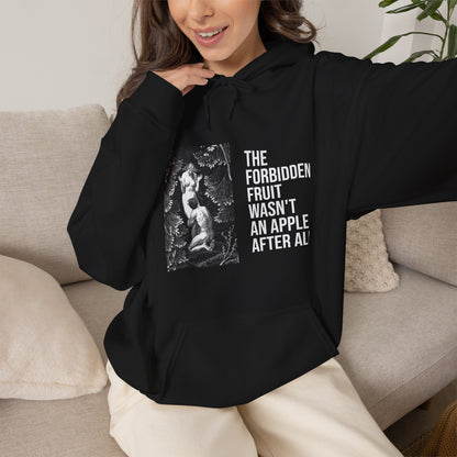 Hooded Sweatshirt- Adam and Eve in Paradise by Max Svabinsky
