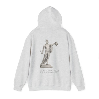 Hooded Sweatshirt - Perseus Triumphant by Domenico Marchetti  (Front+Back)