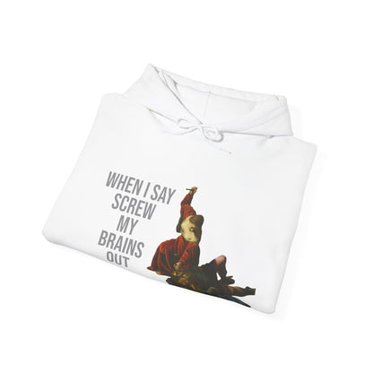 Hooded Sweatshirt- Jael and Sisera by Alessandro Turchi (Front)