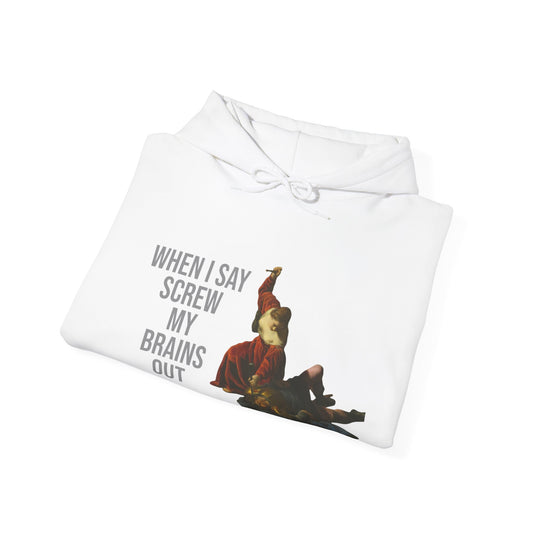 Hooded Sweatshirt- Jael and Sisera by Alessandro Turchi (Front)