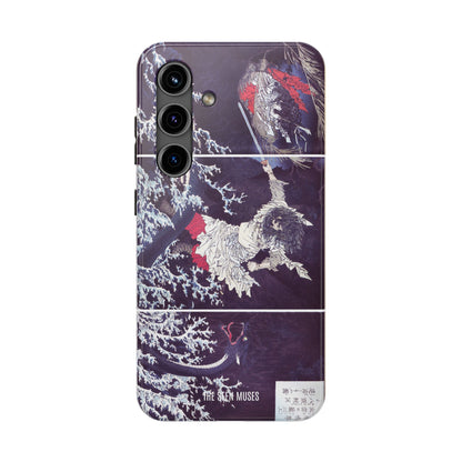Susanoo no  Mikoto Kills the Eight,  Headed Serpent at Hinokawa in Izumo Province by  Tsukioka Yoshitoshi  (1887)