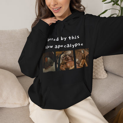 Hooded Sweatshirt- Garden of Earthly Delights (Hell panel) by Hieronymus Bosch (Front+Back)